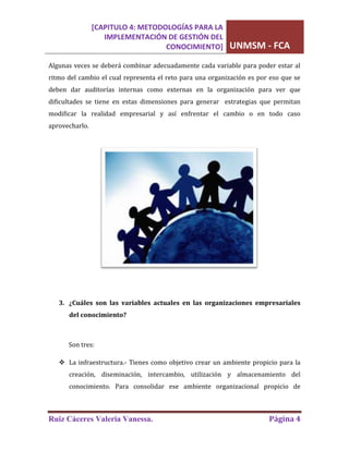 Cuestionario  del capitulo 4