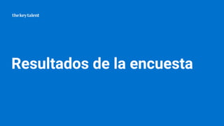 Resultados de la encuesta
 