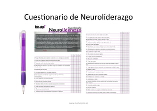 Cues%onario	
  de	
  Neuroliderazgo	
  
www.martaromo.es	
  
 