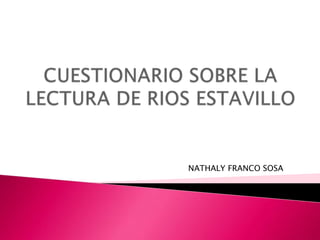 NATHALY FRANCO SOSA
 