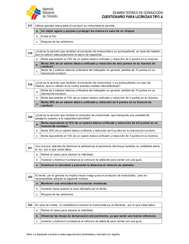 Examen Teórico De Conducir/Preguntas Y Respuestas 2020 Colombia Examen Teórico De Conducir/Preguntas Y Respuestas 2020 Colombia