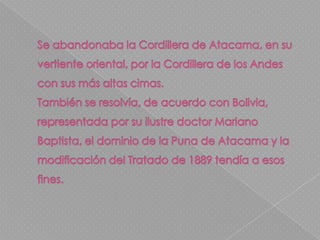 Horacio Carrillo, ministro argentino en La Paz,  en su libro “Los límites con Bolivia” sostiene: “¿Cómo trazar entonces, con acierto y justicia, una línea de demarcación, si se ignora lo que se demarca y no sólo se ignora, sino que hay al respecto la mayor confusión de los antecedentes históricos? …