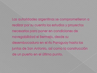 Se convino realizar las negociaciones con el mejor conocimiento que las comisiones demarcadoras habían obtenido de la topografía de las fronteras. Ese acuerdo fue suscripto el 9 de julio de 1925, constando de sólo dos artículos, en el primero de los cuales quedó detallada la línea de frontera acordada. 