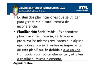 Gestion de Transacciones - Cap 20