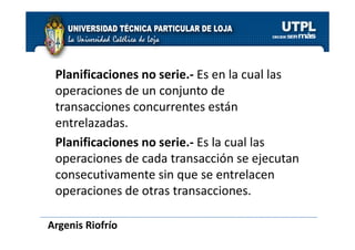 Gestion de Transacciones - Cap 20