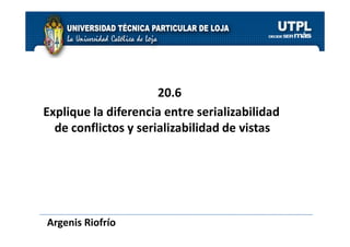 Gestion de Transacciones - Cap 20