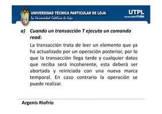 Gestion de Transacciones - Cap 20