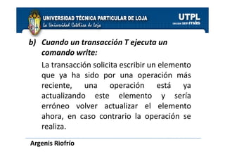 Gestion de Transacciones - Cap 20