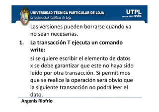 Gestion de Transacciones - Cap 20