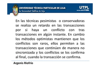 Gestion de Transacciones - Cap 20