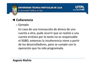 Gestion de Transacciones - Cap 20