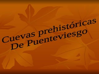 Cuevas prehistóricas De Puenteviesgo 