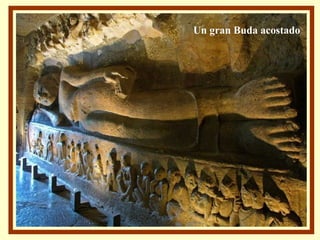 Un gran Buda acostado 