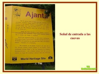 Señal de entrada a las cuevas www. laboutiquedelpowerpoint. com 