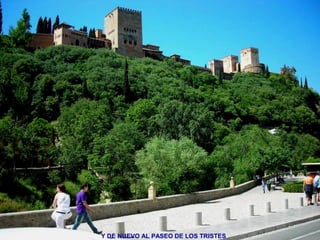 Y DE NUEVO AL PASEO DE LOS TRISTES
 