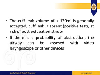 tes untuk mendeteksi adanya leak pada et | PPT