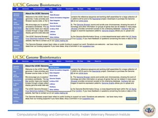 Computational Biology and Genomics Facility, Indian Veterinary Research Institute
 