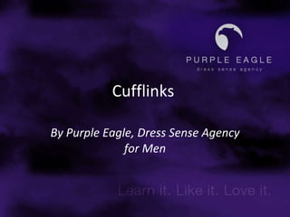 Cufflinks   By Purple Eagle, Dress Sense Agency for Men 