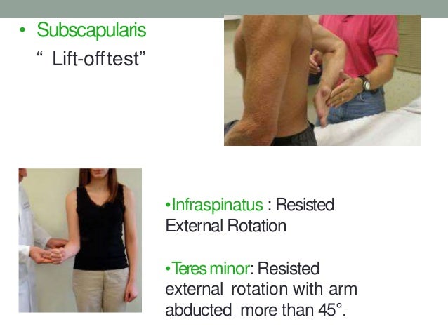 torn rotator cuff test