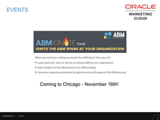 11/1/16CONFIDENTIAL |
Coming to Chicago - November 16th!
EVENTS
 