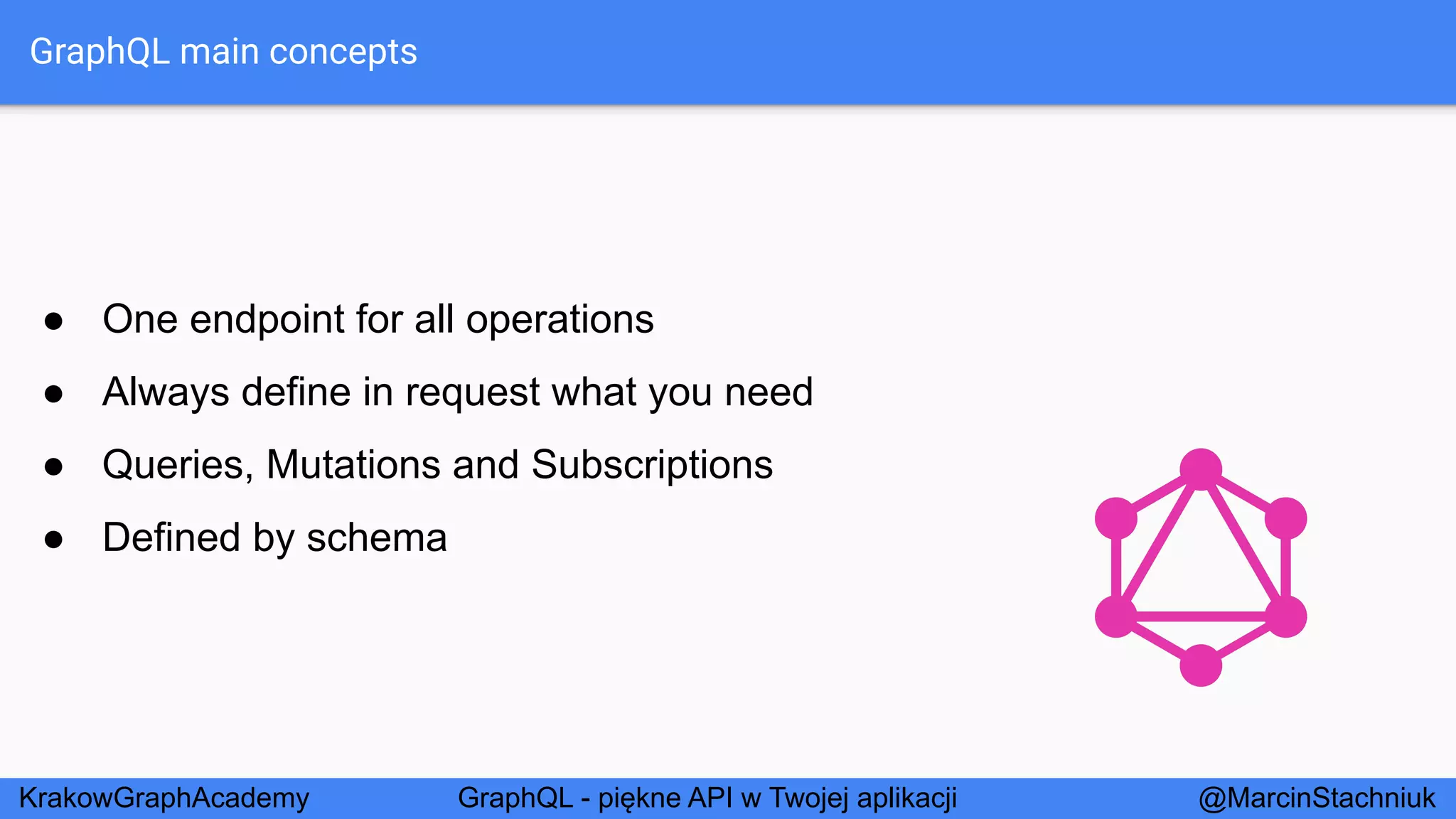 GraphQL - Piękne API w Twojej Aplikacji - KrakowGraphAcademy