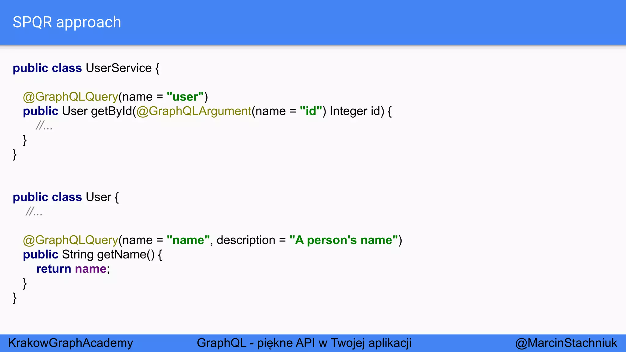 GraphQL - Piękne API w Twojej Aplikacji - KrakowGraphAcademy