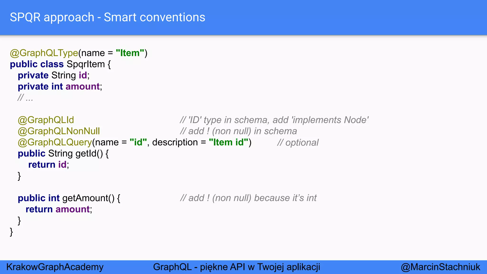 GraphQL - Piękne API w Twojej Aplikacji - KrakowGraphAcademy