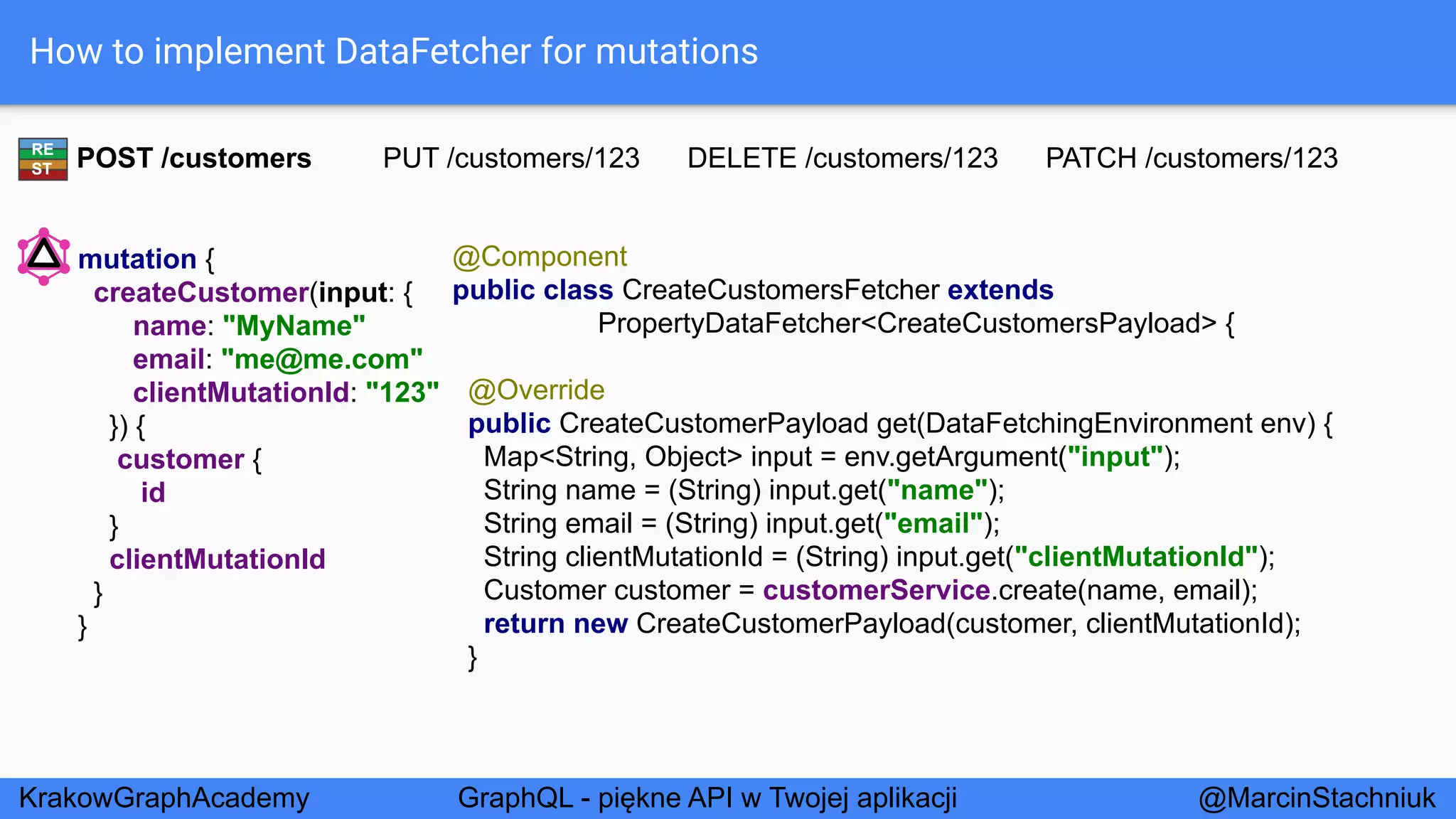 GraphQL - Piękne API w Twojej Aplikacji - KrakowGraphAcademy