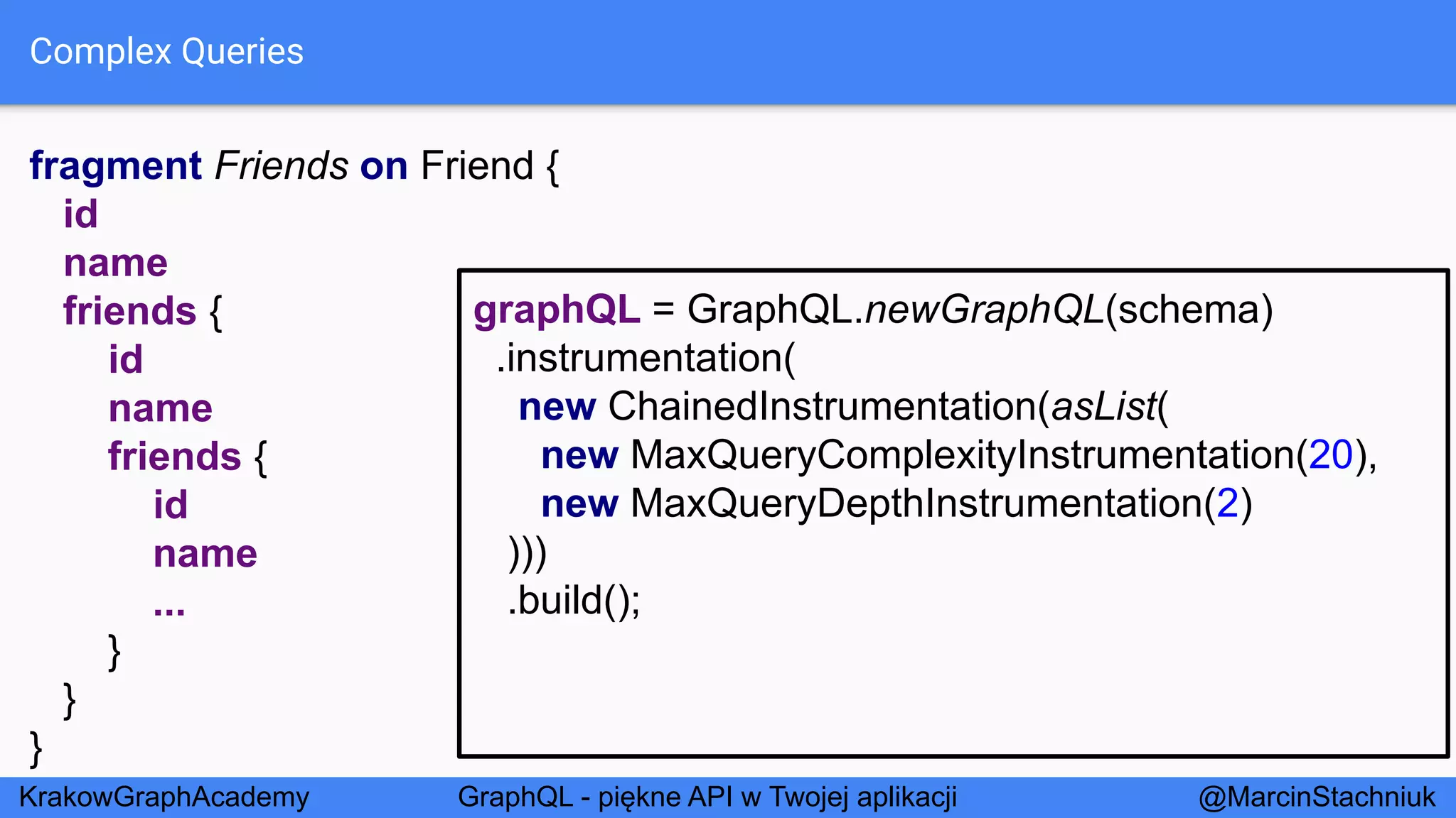 GraphQL - Piękne API w Twojej Aplikacji - KrakowGraphAcademy