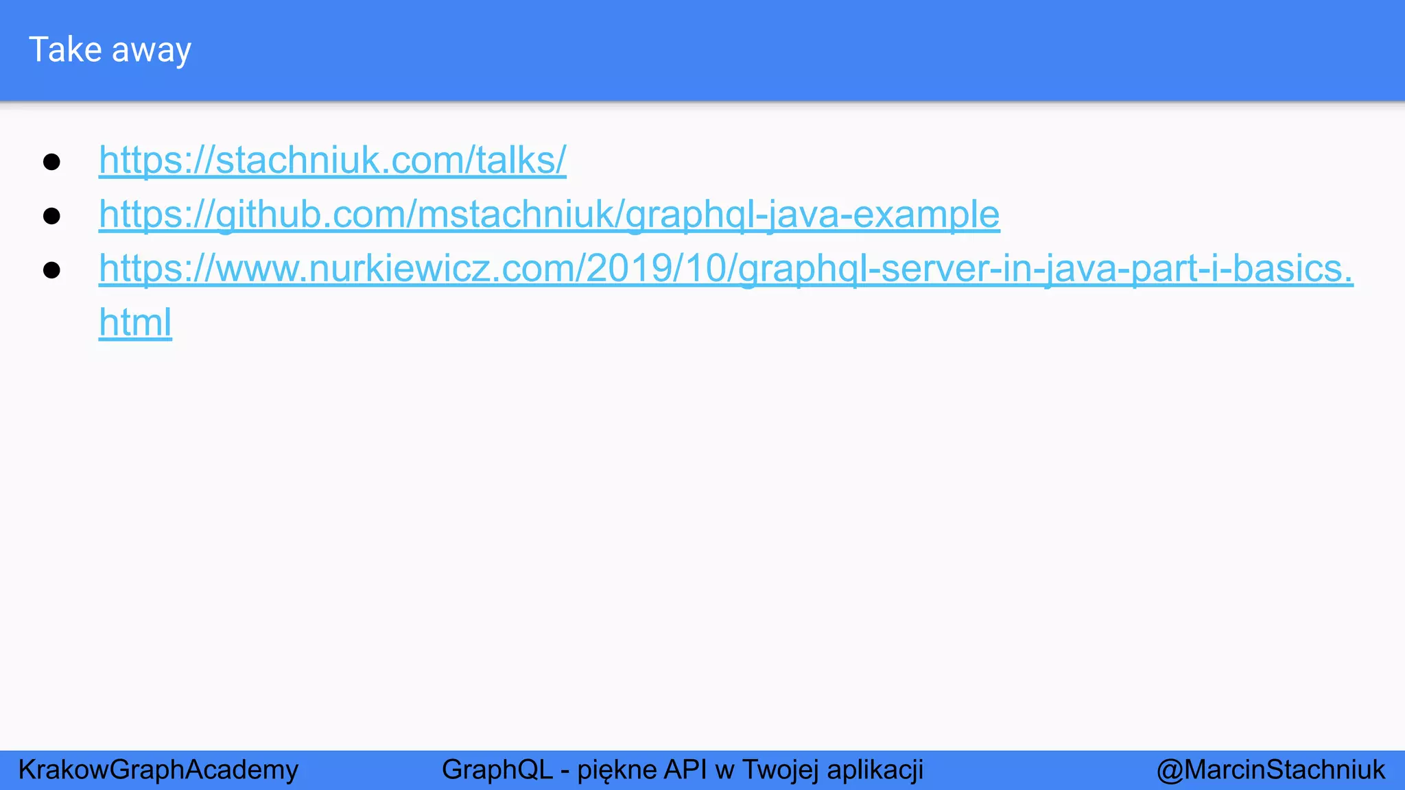 GraphQL - Piękne API w Twojej Aplikacji - KrakowGraphAcademy