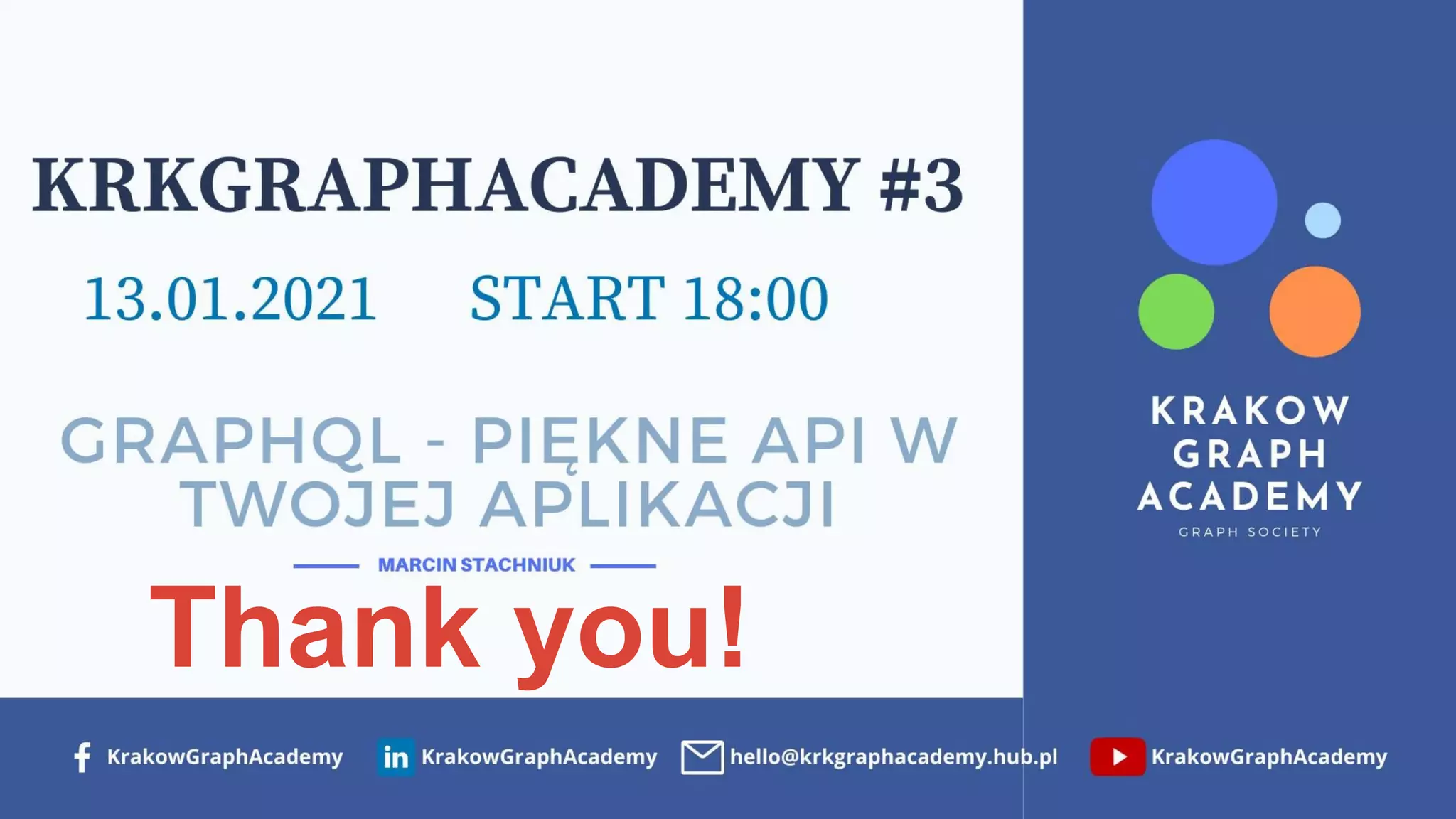 GraphQL - Piękne API w Twojej Aplikacji - KrakowGraphAcademy