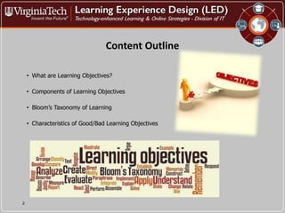 Cui measurable objectives | PPT