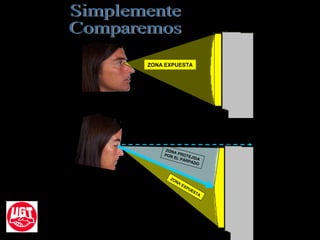 ZONA PROTEJIDA
POR EL PÁRPADO
ZONA
EXPUESTA
ZONA EXPUESTA
 