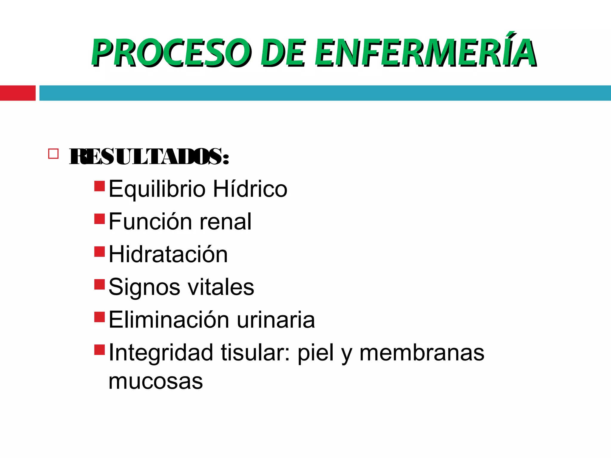 Cuidado de enfermería al adulto con alteraciones renales | PPT