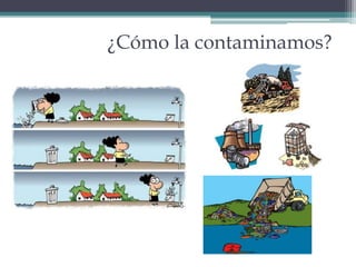 ¿Cómo la contaminamos?