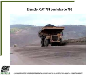 Ejemplo: CAT 789 con tolva de 793
 