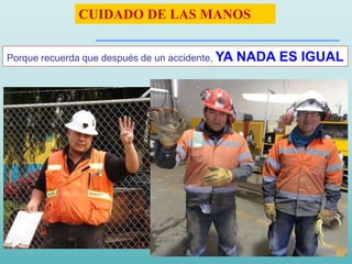 Porque recuerda que después de un accidente, YA NADA ES IGUAL
CUIDADO DE LAS MANOS
 