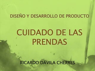 RICARDO DÁVILA CHERRES

 