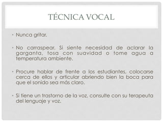 Cuidado de la voz | PDF
