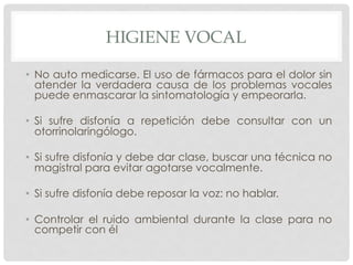 Cuidado de la voz | PDF