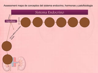 Assessment mapa de conceptos del sistema endocrino, hormonas y patofisiologia

                             Sistema Endocrino
              que controla

  hipofisis
 