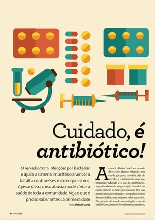 Cuidado, e Antibiotico Revista Viva Saúde Dez 2015