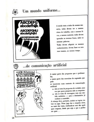 FREIRE _ Cuidado, escola!