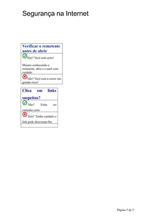 Segurança na Internet