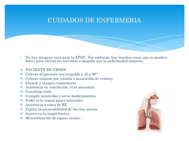 Cuidados de enfermería, EPOC, Asma.