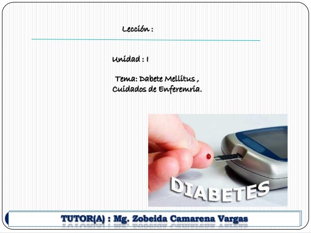 Cuidados de enf. en diabetes mellitus Cuidados de enf. en diabetes mellitus