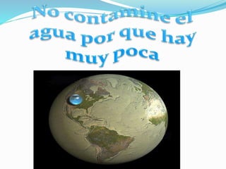 Cuidados del agua