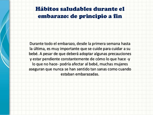 Cuidados De La Salud Durante El Embarazo