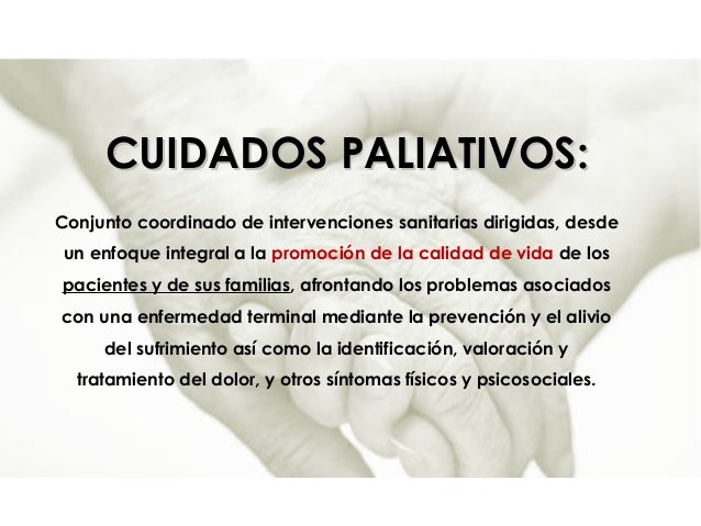 Cuidados paliativos