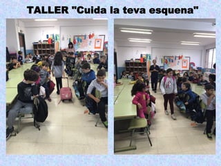 "Cuida la teva esquena"